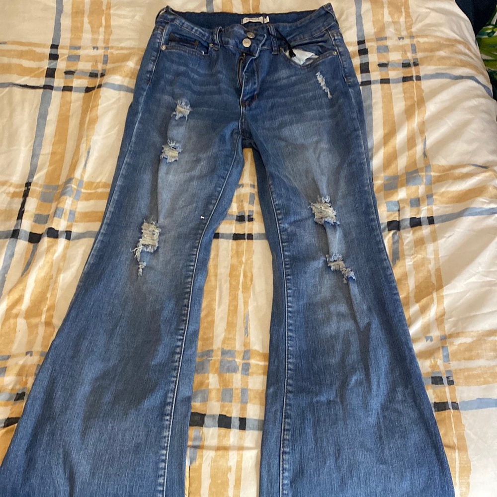 Bell bottom jeans